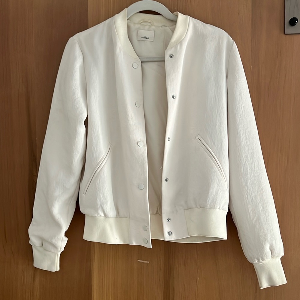 Wilfred Ivory Bomber Jacket